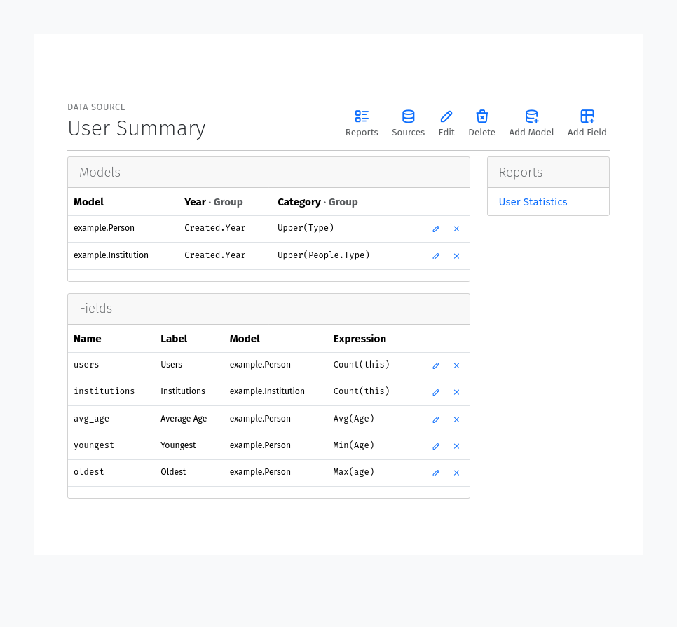 Data Source Editor